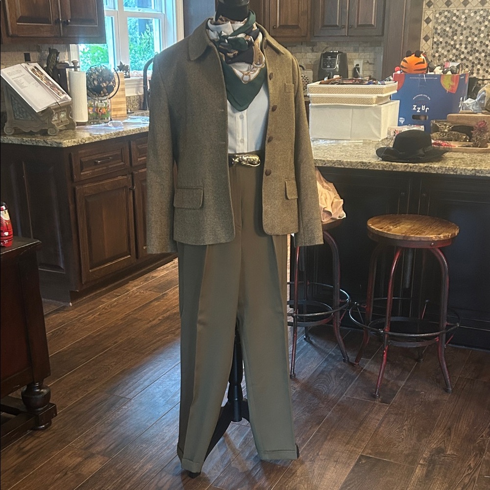 Jones New York Sz 14 Brown Tweed Suit Coat GUC